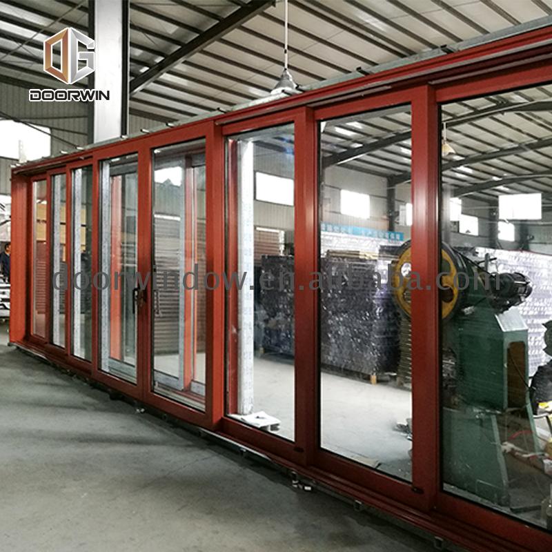 Hot selling commercial exterior sliding doors clear glass chinese - Doorwin Group Windows & Doors