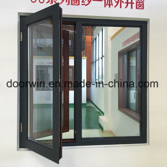 House Windows Modern Design Thermal Break Aluminum Window From China - China Outswing Window, Wood Grain Color Finishing — product image 0