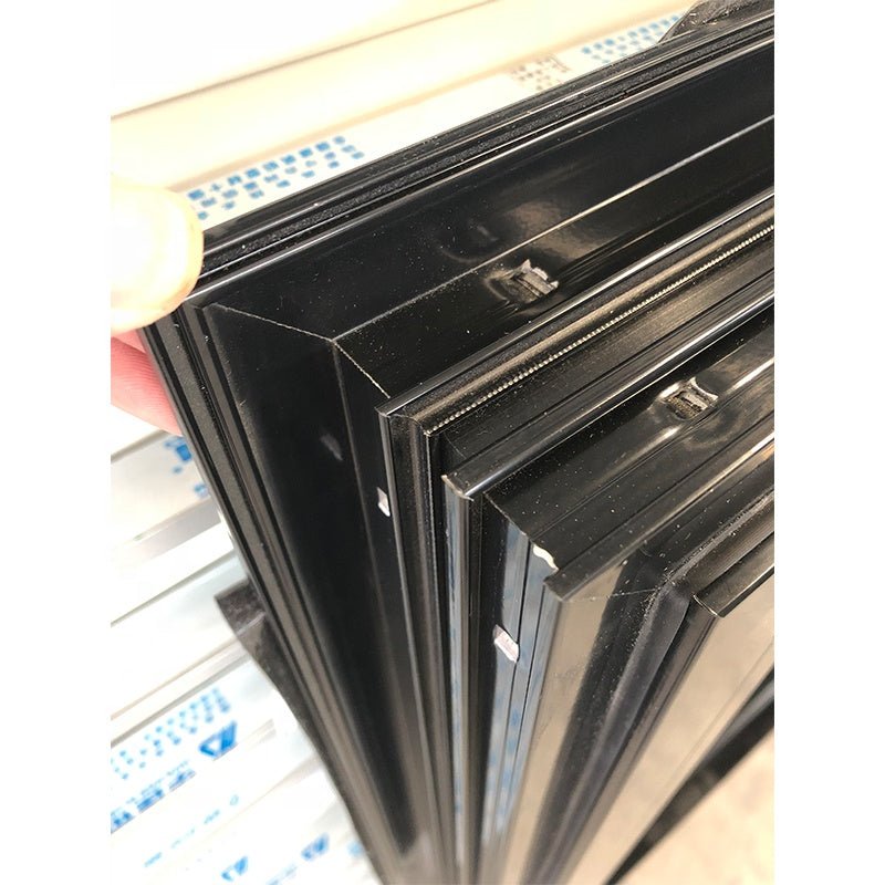 Houston cheap black import double toughened aluminum tilt and turn casement windows with high quality — product image 4