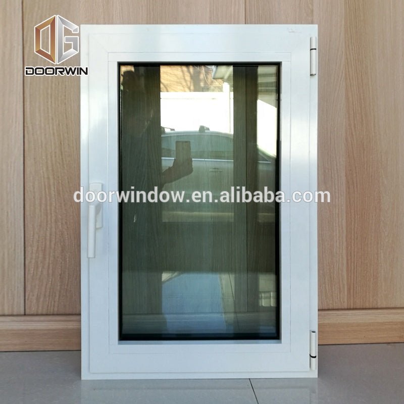 Houston cheap sound proof 36 x 42 white thermal break aluminum casement window by Doorwin — product image 4