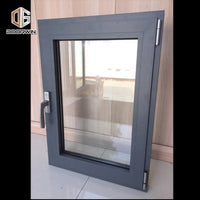 Impact glass aluminum turn-tilt window florida tilt and turn windows by Doorwin on Alibaba — thumbnail 3