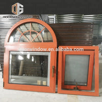 Impact resistant awning windows glass aluminum window hurricane by Doorwin on Alibaba — thumbnail 1
