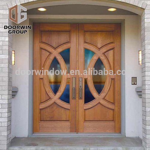 Install easily exterior door decorative top exterior glass door panels with solid wood by Doorwin — product image 2