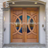 Install easily exterior door decorative top exterior glass door panels with solid wood by Doorwin — thumbnail 2
