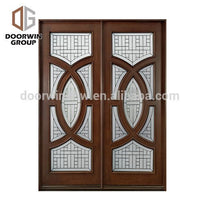 Install easily exterior door decorative top exterior glass door panels with solid wood by Doorwin — thumbnail 3
