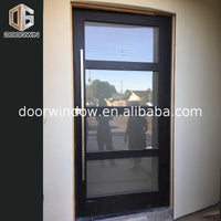 Insulating tempered glass casement door impact entry doors hot sale by Doorwin on Alibaba — thumbnail 1