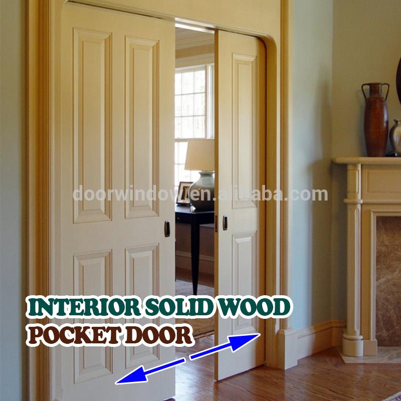 Interior curved wooden door soft close door sliding pocket door from Doorwin by Doorwin — product image 4