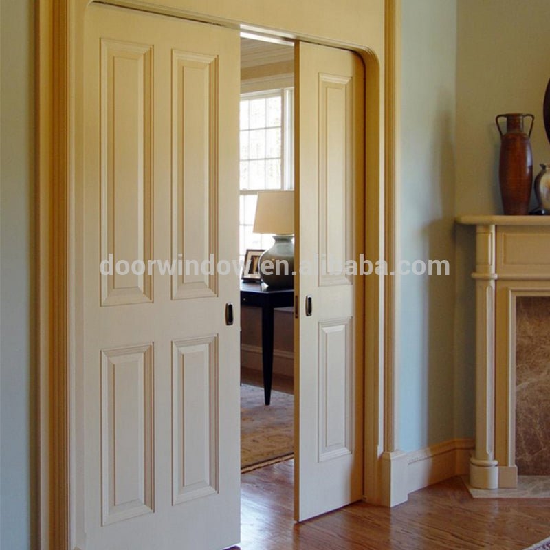 Interior curved wooden door soft close door sliding pocket door from Doorwin by Doorwin — product image 2