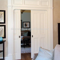 Interior curved wooden door soft close door sliding pocket door from Doorwin by Doorwin — thumbnail 1