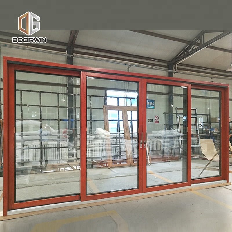 interior glass sliding doors with wooden frame by Doorwin - Doorwin Group Windows & Doors