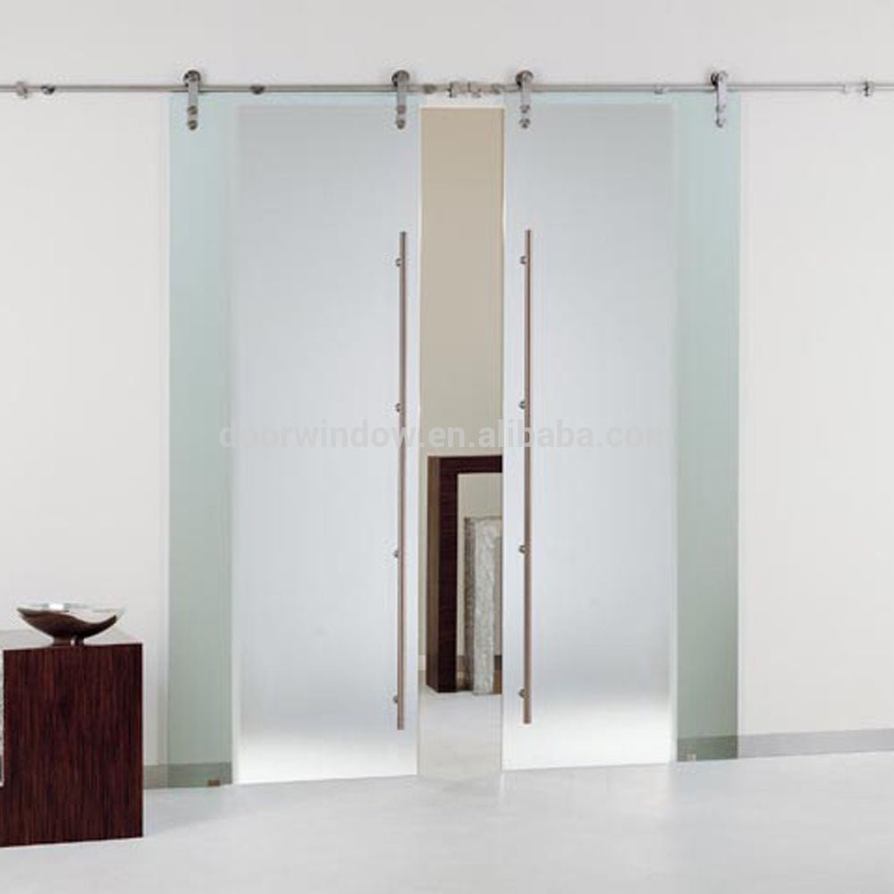 Interior triple glass sliding Barn Doors With Hardware by Doorwin - Doorwin Group Windows & Doors