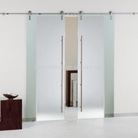 Interior triple glass sliding Barn Doors With Hardware by Doorwin — thumbnail 1