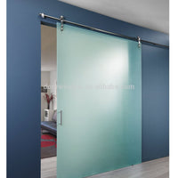 Interior triple glass sliding Barn Doors With Hardware by Doorwin — thumbnail 2
