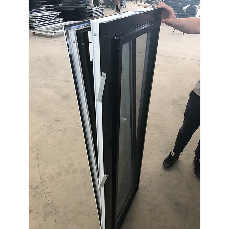 interior white exterior black Doors and windows aluminum commercial window frames - Doorwin Group Windows & Doors