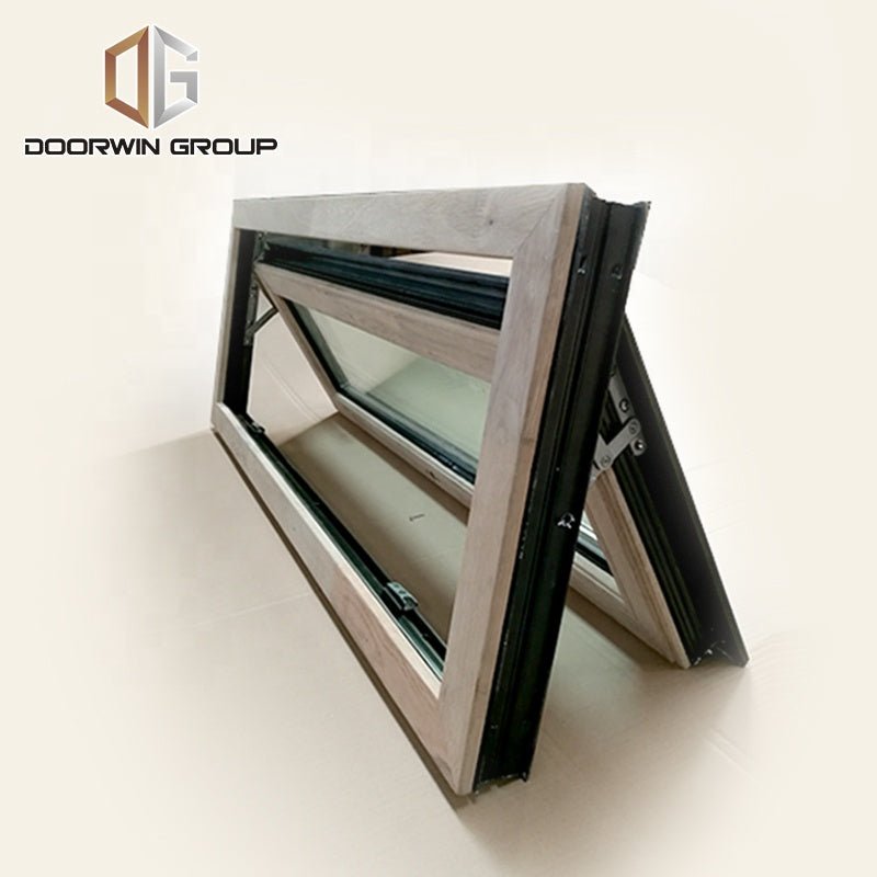 Italian style OAK Wood clad aluminum awning window — product image 2