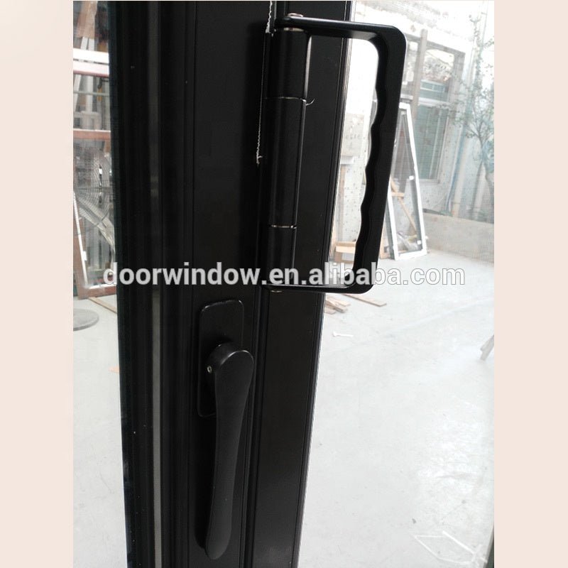 Italy SAVIO Heavy Duty Folding Door Aluminum Dual Pane Ultra Large Bi Folding Door exterior folding door with hardware by Doorwin — product image 7