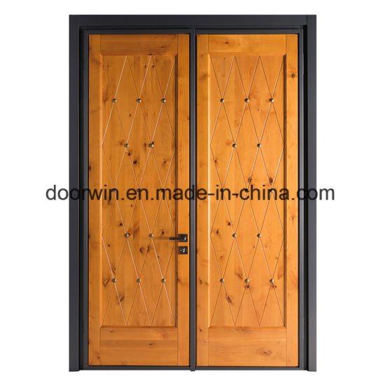 Knotty Alder Wood Entrance Door - China American Front Door, American Style Entry Doors — product image 0
