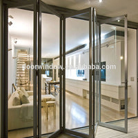 Korea hardware thermal break aluminium folding door — thumbnail 4