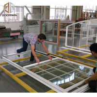 Large high quality top hung window with chemically toughened glass by Doorwin — thumbnail 4