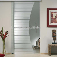 Large sliding glass tempered glass front door for living room by Doorwin — thumbnail 5