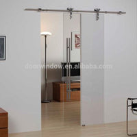 Large sliding glass tempered glass front door for living room by Doorwin — thumbnail 3