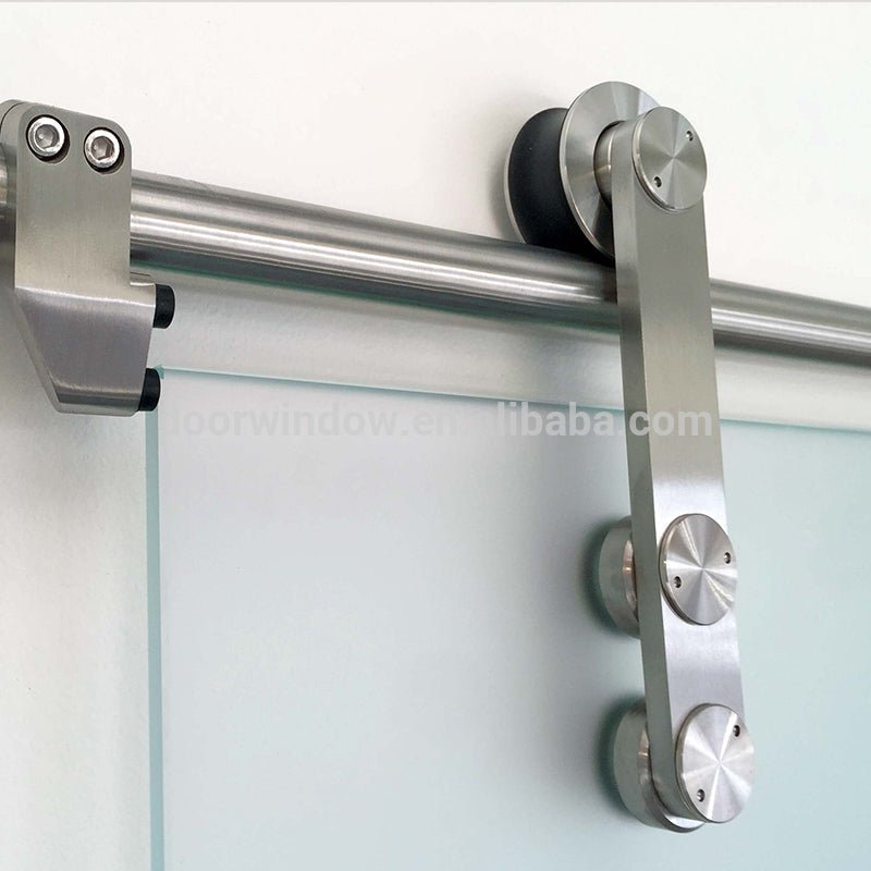 Large sliding glass tempered glass front door for living room by Doorwin — product image 1