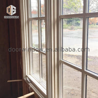 Las Angels oak wood timber low-e glass crank casement window with grille inserts by Doorwin — thumbnail 4
