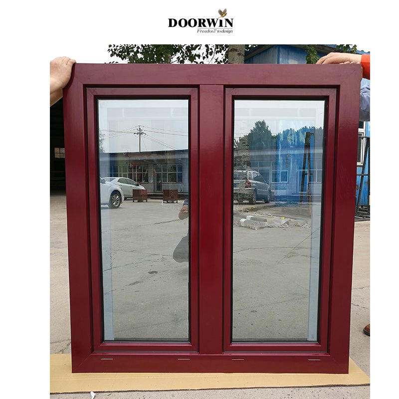Latest Design Two Ways Opening Aluminium Tilt And Turn Casement Glass aluminium wood Windows — product image 5