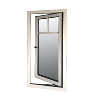 LAX Los Angeles oak wood frame with exterior aluminum cladding double glass windows — thumbnail 7