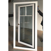 LAX Los Angeles oak wood frame with exterior aluminum cladding double glass windows — thumbnail 3