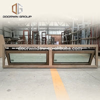 Levt Durable windows 6 pane wood window 3 panels aluminum awning — thumbnail 4