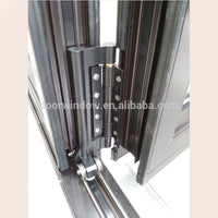 Lightweight aluminium plexiglass folding door asian style bi-fold windows and doors australia standard aluminum window by Doorwin on Alibaba — thumbnail 5