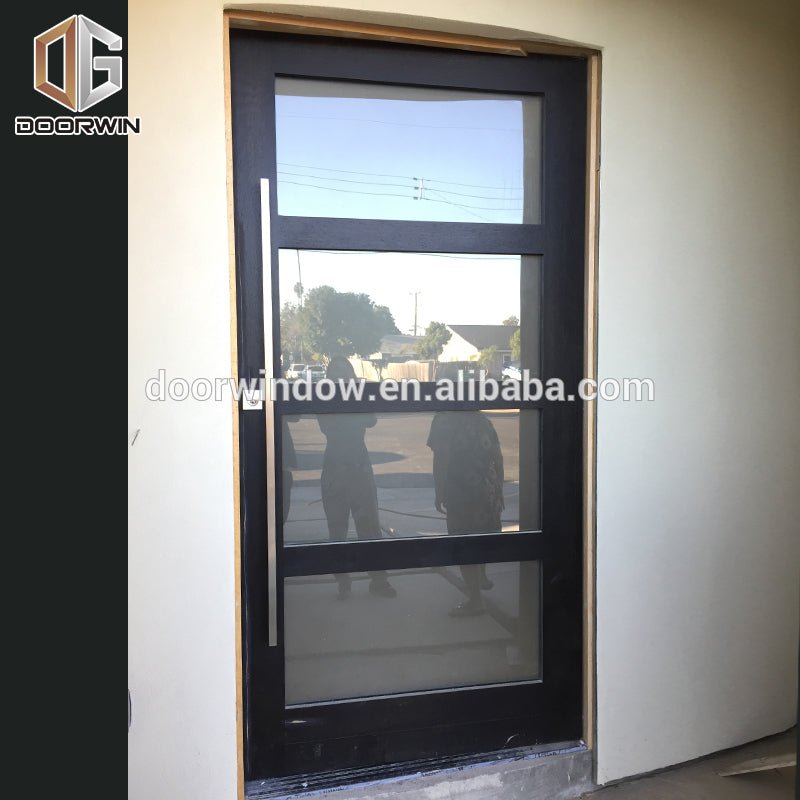 Lobby entrance door left swing exterior hand vs right entry by Doorwin on Alibaba — product image 3