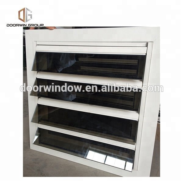 Louver window frames glass interior shutter by Doorwin on Alibaba - Doorwin Group Windows & Doors