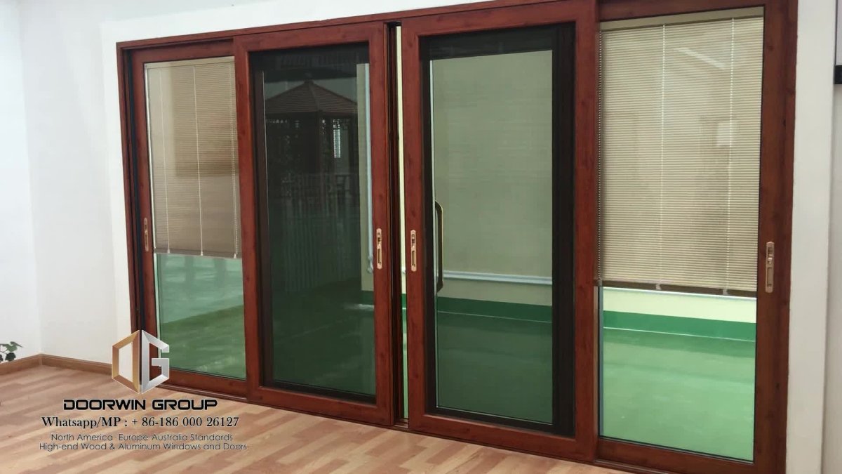 Low price aluminum 96 x 80 sliding glass door with Nigerian style by Doorwin on Alibaba — product image 2