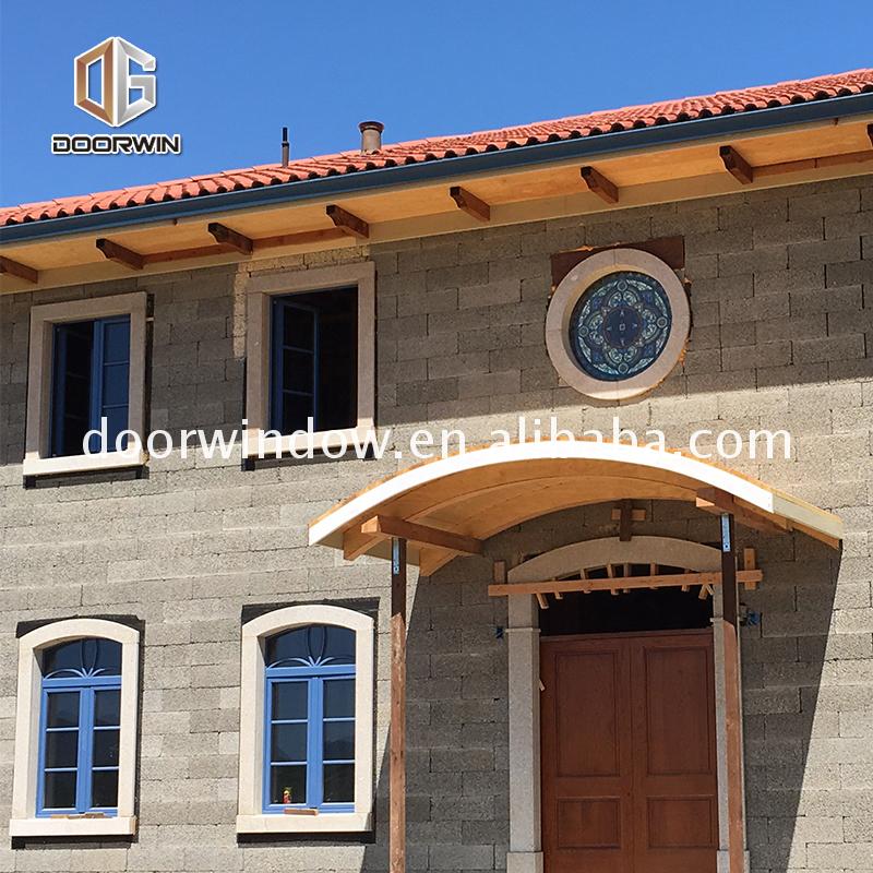 Low price cheap french windows casement window black grid - Doorwin Group Windows & Doors