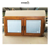 Made in China Latest Design NFRC Inside Open Aluminum Clad Wood 3 Glass Solid Wooden Tilt And Turn Casement Windows Imagination Series — thumbnail 3