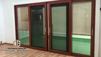 Main door designs double design louver glass patio sliding by Doorwin on Alibaba — thumbnail 2