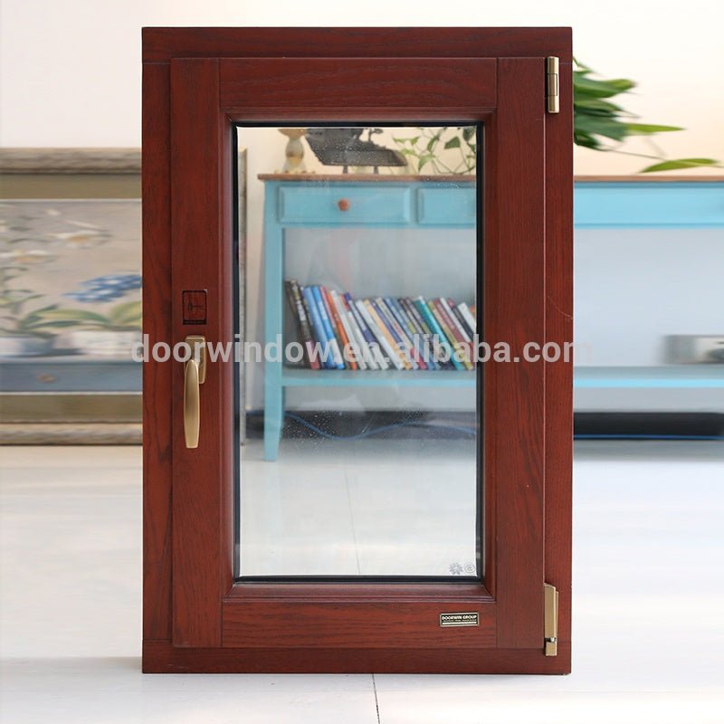 make to order wooden window frames design window door with double glass by Doorwin — product image 5