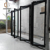 Metal accordion doors aluminium alloy interior glass door low-e casement with side-light by Doorwin on Alibaba — thumbnail 1