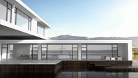 MINIMALISM SERIES Window Ultra double glass aluminum alloy line fixed slimline window slim profile aluminium windows — thumbnail 1
