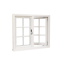 modern antique wood frame french push out windowby Doorwin on Alibaba — thumbnail 1