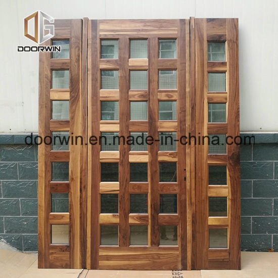 Modern Entry Main Door Grille Design Oak Wooden Craftman Door From Factory - China Main Door Design, Oak Wooden — product image 0
