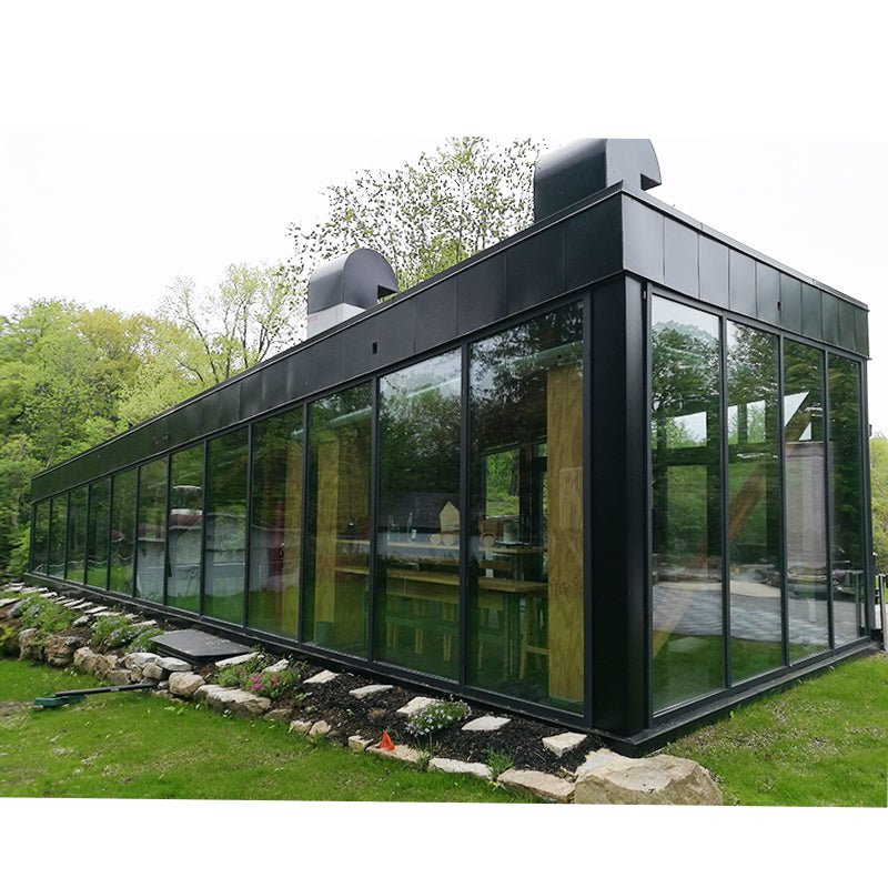 Montreal custom size aluminium curtain wall - Doorwin Group Windows & Doors