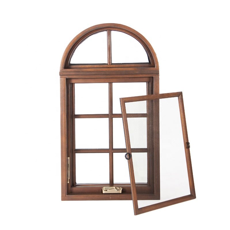 Most selling products latest grill design push out casement arch window by Doorwin on Alibaba — product image 3