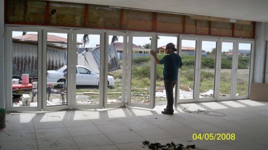 Most Suitable Thermal Break Aluminum Bifolding Door, Sliding Aluminum Balcony Door, Double Glazing Bifolding Door - China Folding Door, Aluminum Folding Door - Doorwin Group Windows & Doors