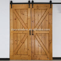 Movable glass kitchen partition panel sliding barn door by Doorwin — thumbnail 6
