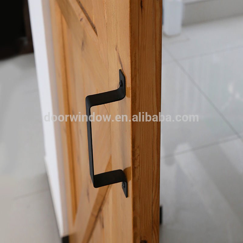 Movable glass kitchen partition panel sliding barn door by Doorwin — product image 5