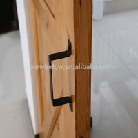 Movable glass kitchen partition panel sliding barn door by Doorwin — thumbnail 5
