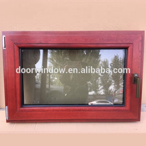 NAMI/AAMA/WDMA Certified wood clad aluminum tilt and turn French window for SAN DIEGO Client by Doorwin - Doorwin Group Windows & Doors